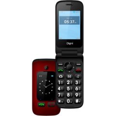 eSTAR Digni Flip Clamshell Phone 2.4''+ 1.77" Red