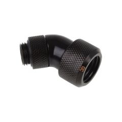 Alphacool Eiszapfen 45° pipe connection 1/4" on 16mm, black - 17409