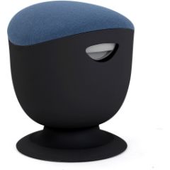 Up Up Seul ergonomic balance stool Black, D47 Blue fabric