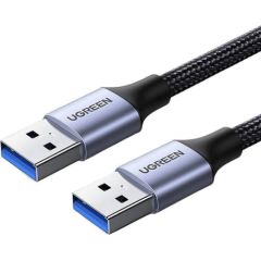 USB3.0 cable Male USB-A to Male USB-A UGREEN 2A, 1m (black)