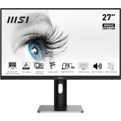 MSI PRO MP273QP computer monitor 68.6 cm (27") 2560x1440 pixels Wide Quad HD LED Black, Silver