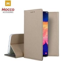 Mocco Smart Magnet Book Case Grāmatveida Maks Telefonam Samsung Galaxy A12 / M12 Zeltains