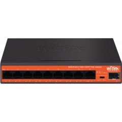 WI-PS309GFH ~ Гигабитный PoE Коммутатор 8GE(PoE)+1GE(Uplink)+1SFP(Uplink)(PoE 65Вт)