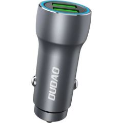 Car charger Dudao R4+, 2xUSB, 120W (black)