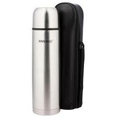 Kinghoff Thermos Metal - 750 мл - 0,75 л, размер 25x8 см, в комплект материал, автоматический стоп с PO