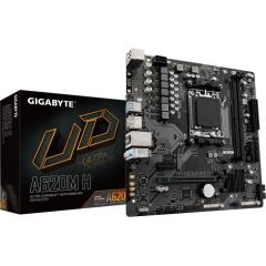 Gigabyte A620M H 1.0 M/B Processor family AMD, Processor socket AM5, DDR5 DIMM, Memory slots 2, Supported hard disk drive interfaces 	SATA, M.2, Number of SATA connectors 4, Chipset AMD A620, Micro ATX