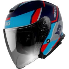 Axxis Helmets, S.a CASCO AXXIS OF504SV MIRAGE SV DAMASKO C7 AZUL MATE M