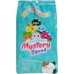 SQUISHMALLOWS Mystery Squad W15 noslēpumainā plīša rotaļlieta, 12 cm