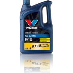 Motoreļļa ALL CLIMATE 5W40 4+1L, Valvoline