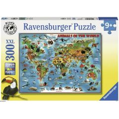 RAVENSBURGER puzle Pasaules dzīvnieki, 300 gab., 13257