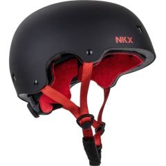 Aizsargķivere NKX Brain Saver Black Red - M izmērs