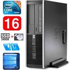 HP 8100 Elite SFF i5-650 16GB 240SSD+2TB DVD WIN10