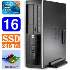 HP 8100 Elite SFF i5-650 16GB 240SSD DVD WIN7Pro