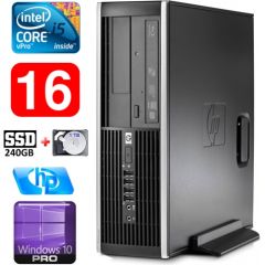 HP 8100 Elite SFF i5-650 16GB 240SSD+1TB DVD WIN10Pro