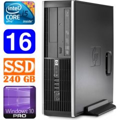 HP 8100 Elite SFF i5-650 16GB 240SSD DVD WIN10Pro