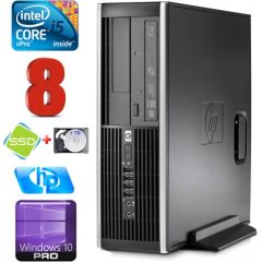 HP 8100 Elite SFF i5-650 8GB 120SSD+1TB DVD WIN10Pro