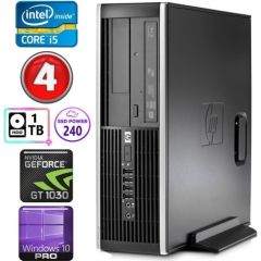 HP 8100 Elite SFF i5-750 4GB 240SSD+1TB GT1030 2GB DVD WIN10Pro