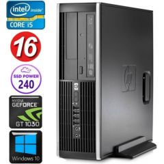 HP 8100 Elite SFF i5-750 16GB 240SSD GT1030 2GB DVD WIN10