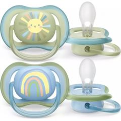 Philips Avent māneklītis Ultra Air, 0-6M (2 gab), zēniem - SCF085/58