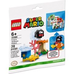 LEGO Super Mario Fuzzy i platforma z grzybem - zestaw dodatkowy (30389)