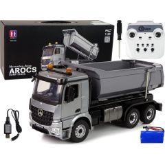 Import Leantoys Mercedes Arocs Metal Tipper Truck R/C Application E590-003