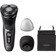 Philips S3343/13 Shaver Series 3000, Wet& Dry skuveklis (lādējams), melns