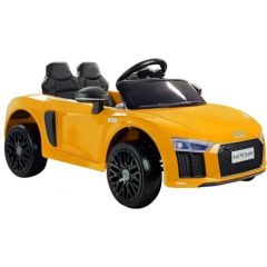 Lean Cars Audi R8 Spyder Yellow - Electric Ride On Car