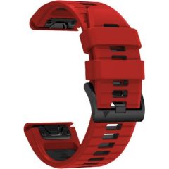 Tech-Protect watch strap IconBand Pro Garmin fenix 5/6/6 Pro/7, red/black