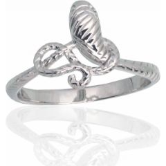 Серебряное кольцо #2101787(PRh-Gr), Серебро 925°, родий (покрытие), Размер: 17, 2 гр.