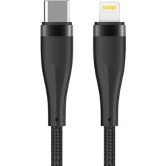 Maxlife MXUC-08 Kabelis USB-C / Lightning / 1m / 27W