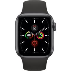 Apple Watch Series 5 44mm Aluminium GPS+Cellular - Space Gray (Atjaunināts, stāvoklis labi)