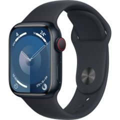 Apple Watch 9 GPS + Cellular 41mm Sport Band S/M, Midnight