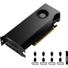 Pny Technologies PNY VCNRTXA4000ADALP-SB NVIDIA RTX A4000 ADA 20GB GDDR6 4X DISPLAYPORT PCI EXPRESS 4.0 LP - ATX BRACKET SMALL BOX