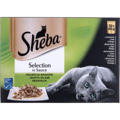 Sheba Selection in Sauce Mix of Tastes 12 x 85 g