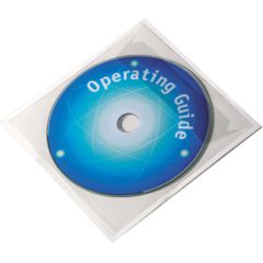 Pašlīpošas kabatas CD/DVD diskiem Durable, 10 gab./iepak.