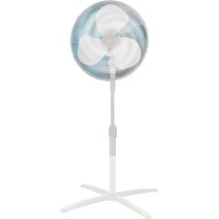 Midea Stand fan, 40cm, 40W,  3 speeds, mechanical, noise level: 55-65 dB, Oscillation  80°, Tilting +16° -8°, Adjustable height 120cm,