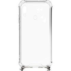 Evelatus Redmi 7 Silicone Transparent with Necklace TPU Strap Xiaomi Silver