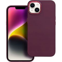 Силиконовый задний чехол Fusion Frame для Apple Iphone 15 Plus фиолетовый