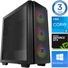 INTOP i5-12400F 32GB 1TB SSD M.2 NVME GTX1650 4GB WIN11