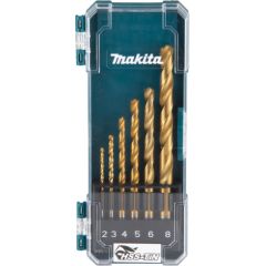 Urbju komplekts Makita D-72833; 2-8 mm; 6 gab.