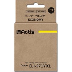 Actis KC-571Y ink (replacement for Canon CLI-571Y; Standard; 12 ml; yellow)