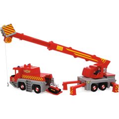 Simba Fireman Sam 2-in-1 rescue crane, toy vehicle (red/yellow)