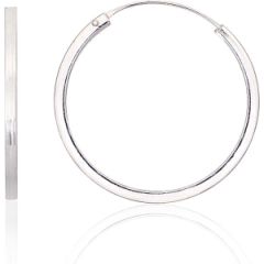 Серебряные серьги-кольца #2203985, Серебро 925°, 3.1 гр.