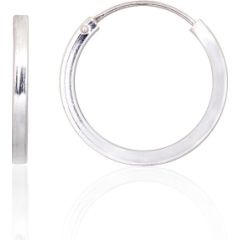 Серебряные серьги-кольца #2203982, Серебро 925°, 2 гр.