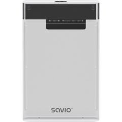 Savio 2.5" External HDD/SSD enclosure, USB 3.0, transparent, AK-66