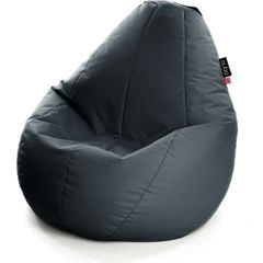 Qubo Comfort 90 Graphite Pop Augstas kvalitātes krēsls Bean Bag