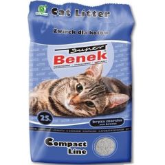 SUPER BENEK COMPACT Cat litter Bentonite grit Sea breeze 25 l