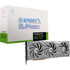 MSI GeForce RTX 4070 Ti GAMING X SLIM WHITE 12G NVIDIA 12 GB GDDR6X