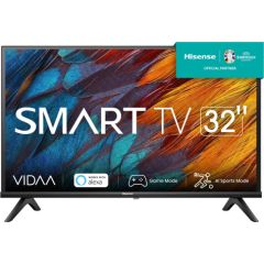 Hisense 32A4K TV 81.3 cm (32") HD Smart TV Wi-Fi Black