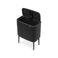 BRABANTIA atkritumu tvertne Bo Touch Bin, 36l, Matt black - 315824